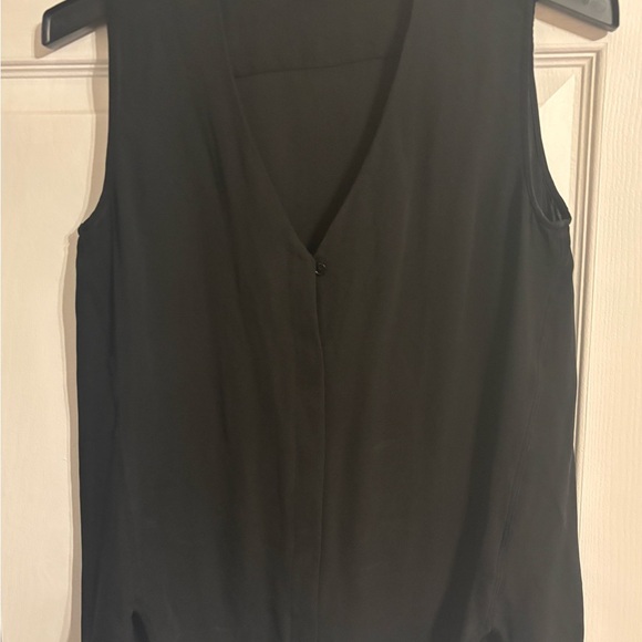 Theory silk sleeveless top with buttons S/M - Picture 6 of 6